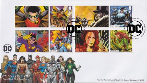 GB 2021 DC Collection - Foglio Smilers/Collector FDC x 3 - Foto 3 di 5