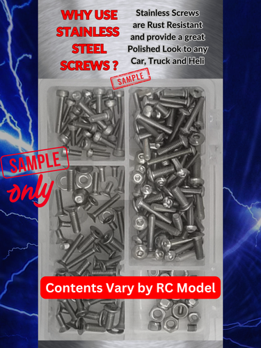 RCScrewZ Kit viti inox tra143 per Traxxas Slash 2WD BL-2s (#58334-4) | KIT - Foto 3 di 15
