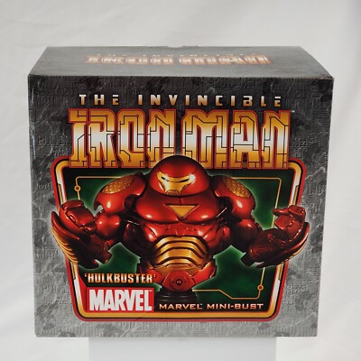 Invincible Iron Man Hulkbuster Armor Marvel Mini- Bust Statue Bowen LE 712 /2200