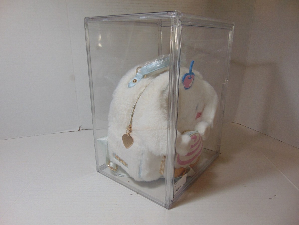 Sanrio Cinnamoroll Faux Fur Fuzzy Cupcake Sweets Shoppe Mini Backpack NWT Sanrio Cinnamoroll Cupcake fuzzy fur Mini Backpack | eBay main image 3