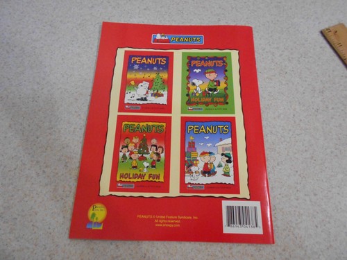 Libro da colorare e attività natalizie Peanuts vintage Natale Snoopy Charlie Brown 2004 - Foto 3 di 11