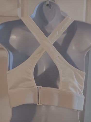 Verstellbarer Damen BH Grau & Weiß. Größe Large (fällt klein aus) (SKU 296) - Bild 5 von 5