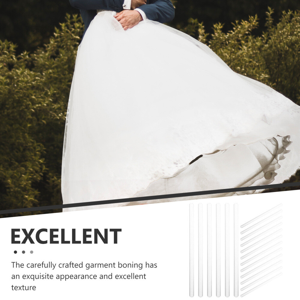 30 Pcs Fish Bone Plastic DIY Boning Rods for Corsets Major Formal Dress Wedding eBay