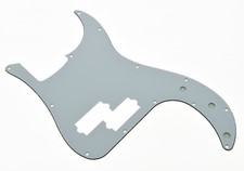 USA Spec Precision Bass P Bass Pickguard Scrach Plate White 3 Ply for Fender