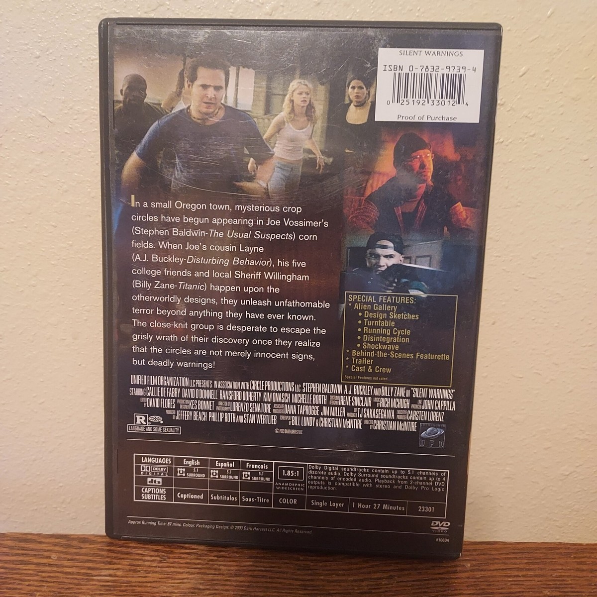 Silent Warnings (DVD, 2003) Pre-Owned Tested Working Great