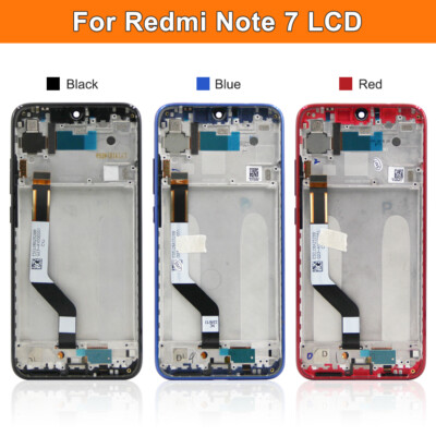Écran LCD + Vitre Tactile + Châssis Noir Pour Xiaomi Redmi Note 7 / Note 7 Pro - Neuf
