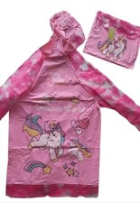 Fits raincoat for children, Unicorn, Size L 5 to 7 years 26"