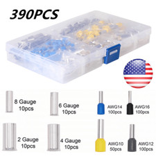 390PCS Wire Ferrules Kit Ferrules Wire Ends Terminals Crimp Terminals Connectors