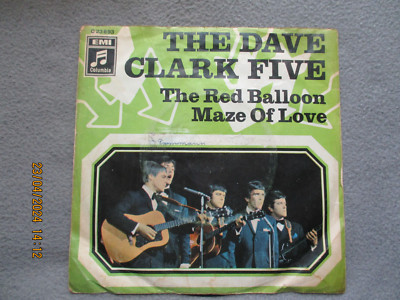 SINGLE  THE DAVE CLARK FIVE  THE RED BALLOON  --  MAZE OF LOVE