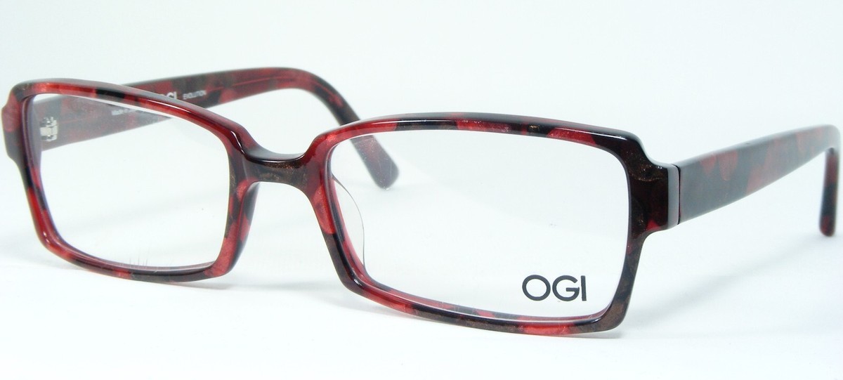 OGI EVOLUTION 9072 1289 RED STONE EYEGLASSES GLASSES FRAME 53-17
