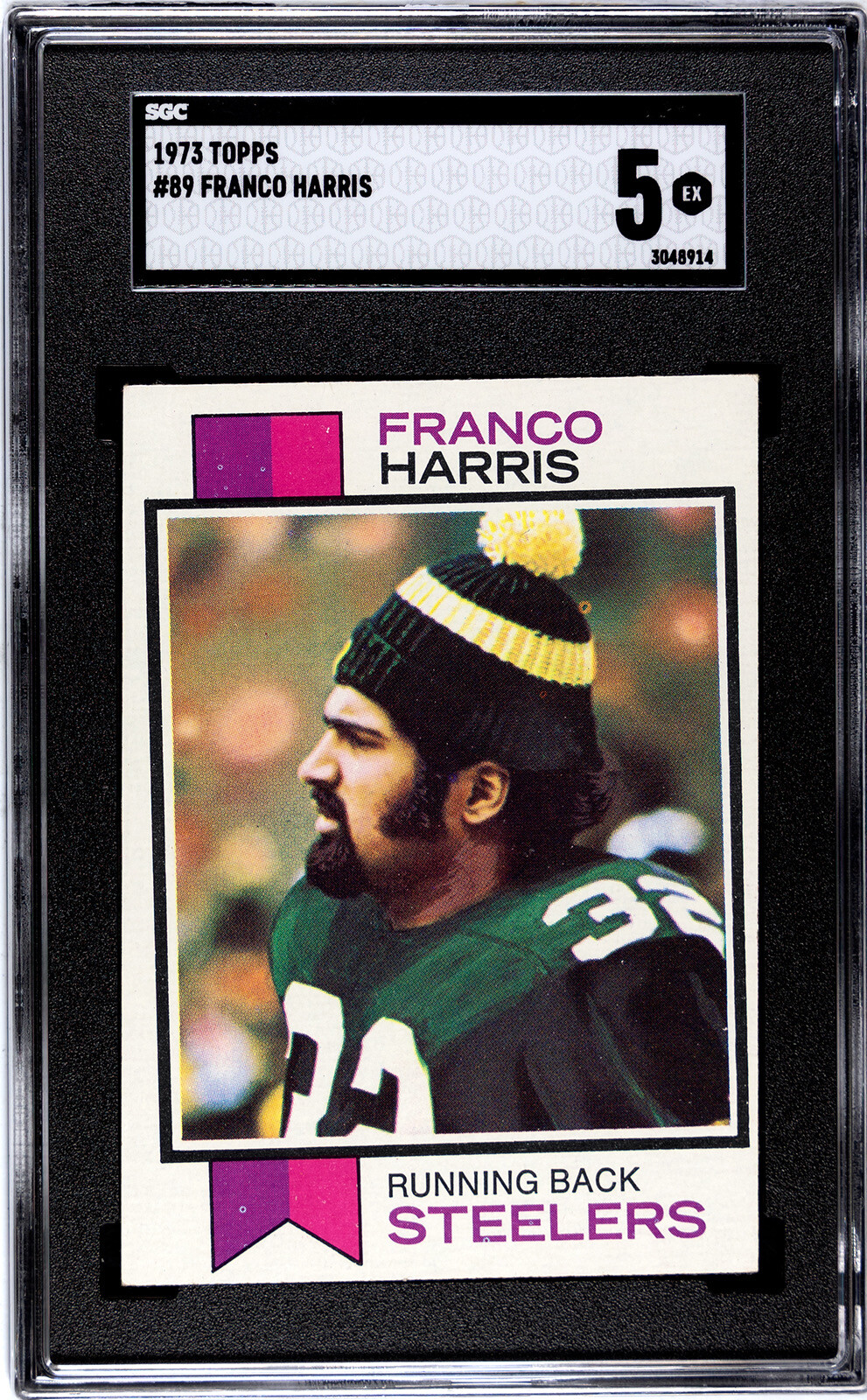 1973 TOPPS #89 FRANCO HARRIS ROOKIE SGC 5 3048914