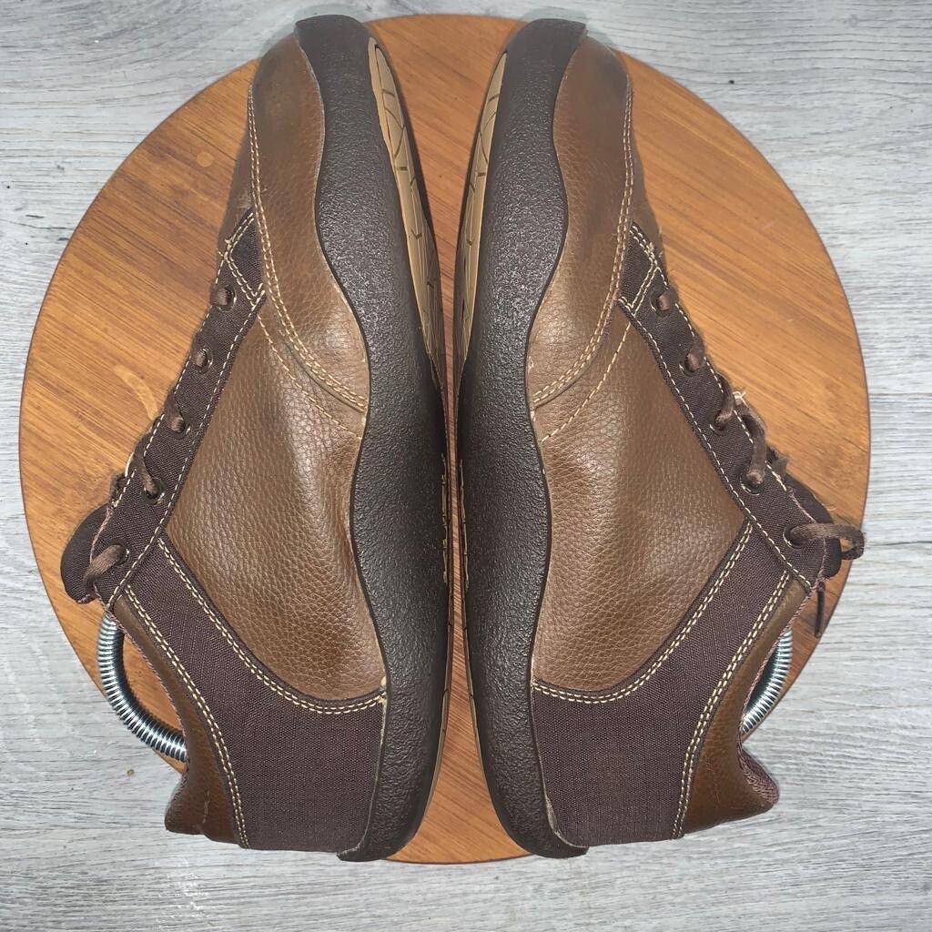 Kuru Mens Size 8.5 Trail Hiking Shoes Dark Brown Leather  display picture 1