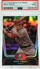 2012 Bowman Platinum    #16    MIKE TROUT  PSA 9  2nd Year Card
