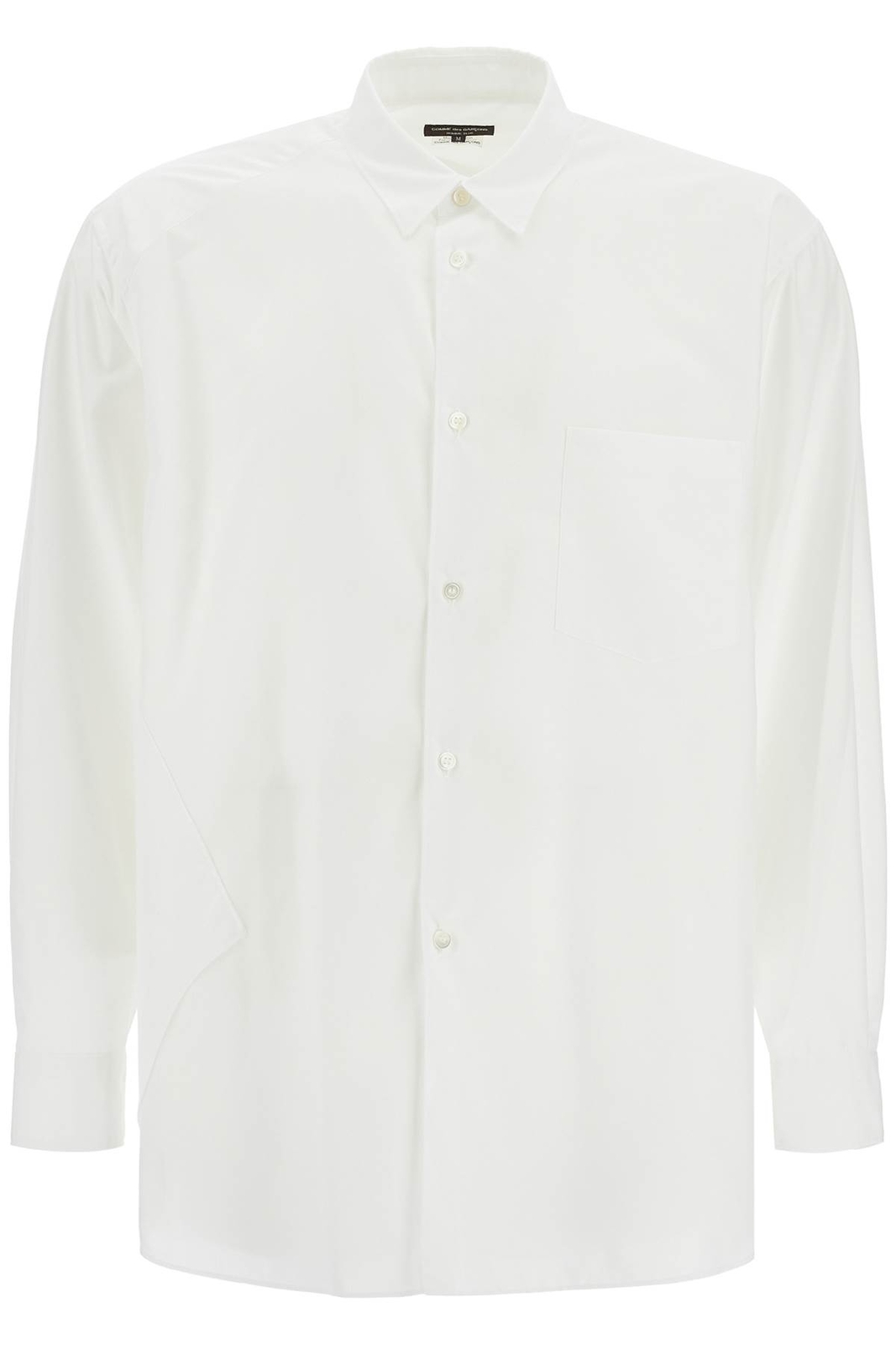 Рубашка COMME DES GARCONS HOMME PLUS с витым эффектом для мужчин Tg. M PNB024 WHITE Белый