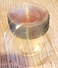 Duralex France Clear Glass Bread Dessert Vintage Plate Set of 11