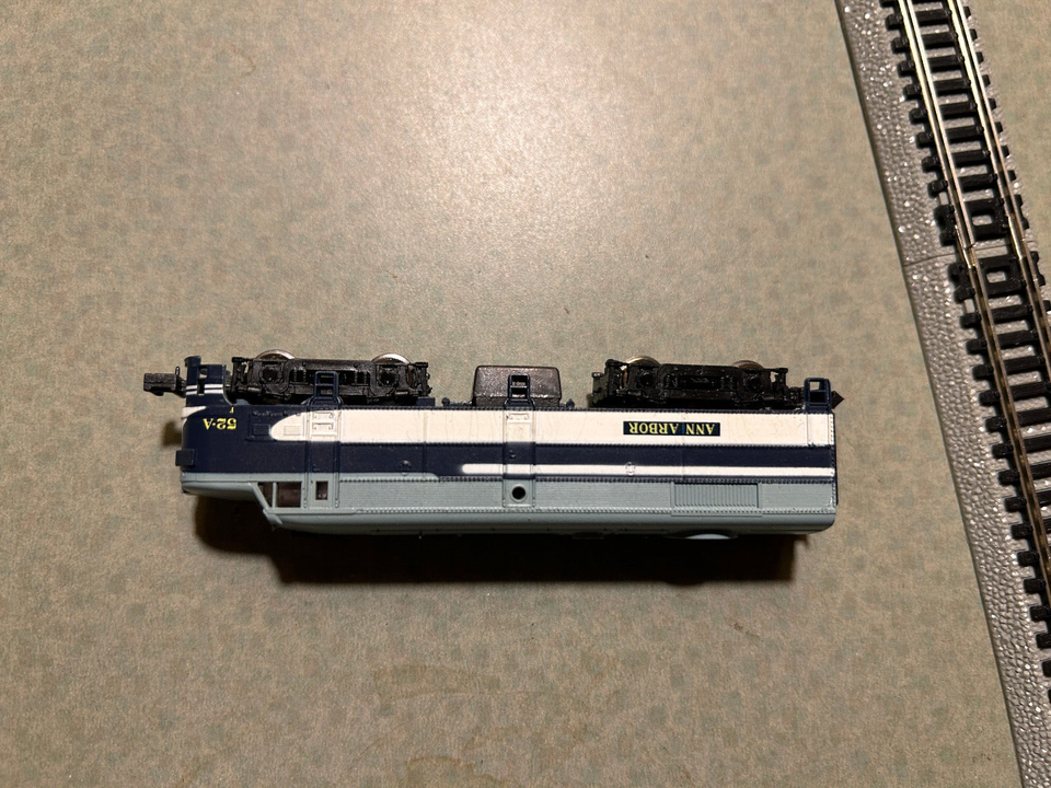 N Scale LifeLike 7939 Ann Arbor FA2 Diesel 52A Tested eBay