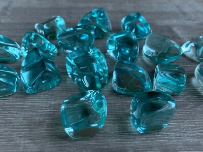 Blue Aqua Obsidian, Green Obsidian & Yellow Obsidian Tumbled Stone