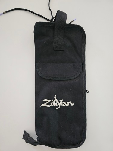 Zildjian Drum Stick Tasche schwarz mit Reißverschluss und Saitenbändern