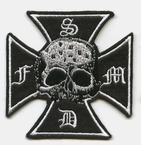 BLACK LABEL SOCIETY FAN CLUB B.L.S. ZAKK WYLDE HOODIE REAPER iron/sew-on PATCH - Picture 2 of 5