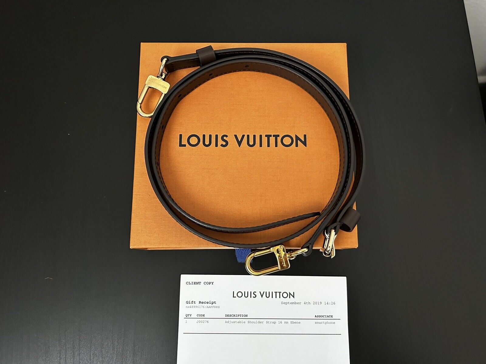 LOUIS VUITTON Monogram 16mm Adjustable Shoulder Strap 1304513