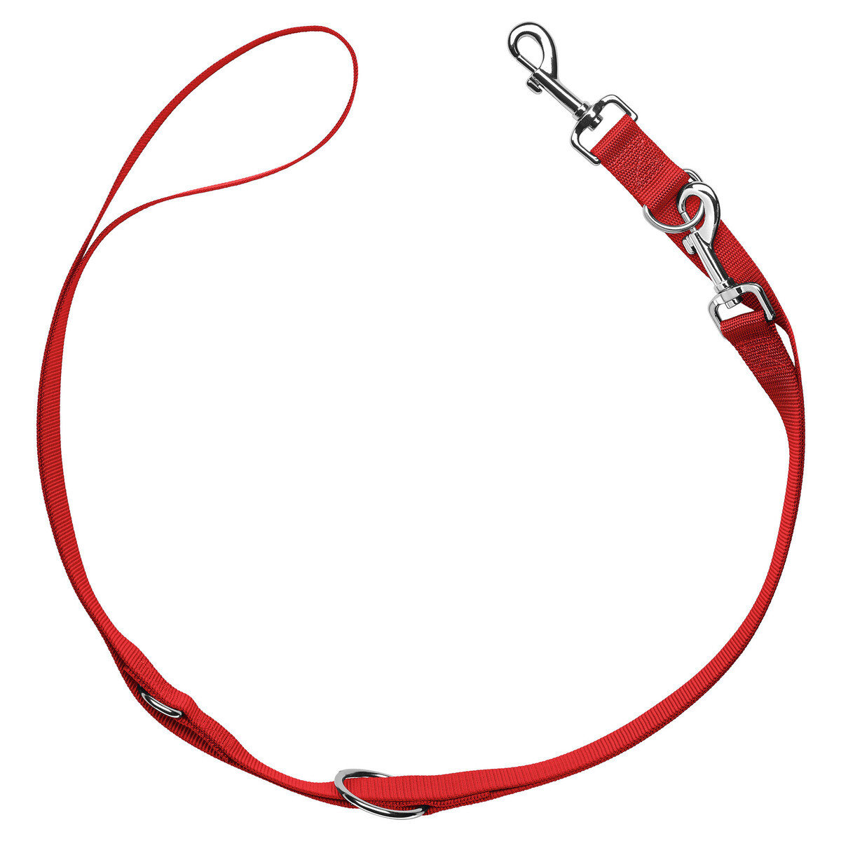 Small Foot Company Hundeset Halsband & Führleine | 15 Mm Breite, Rot | Verstellbar Für Kleine Hunde