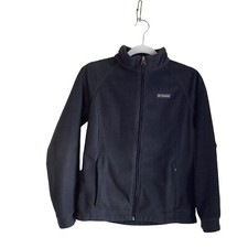Columbia Girls Benton Spring Gray Fleece Full Zip Jacket. Size L 14-16 .