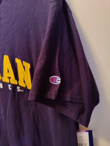 Michigan Wolverines Men's Champion Authentic Athletic Wear Navy 2XL - Picture 7 of 9