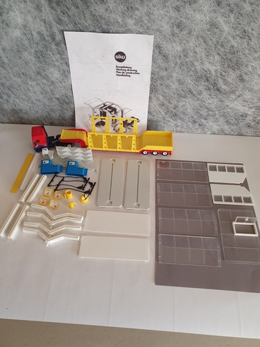 siku 4018 - Tankstelle mit Tieflader DAF 95 - 1:55 - 90iger Jahre - mint - Bild 2 von 12