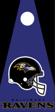 Cornhole Board Wraps Decals Vinyl Stickers Set of 2 - Baltimore Ravens