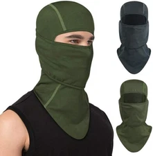 Tactical Airsoft Full Face Mask Balaclava Hood Headwear Motorcycle Hunting CS