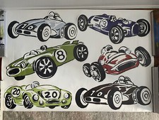 Pottery Barn race car wall decals 