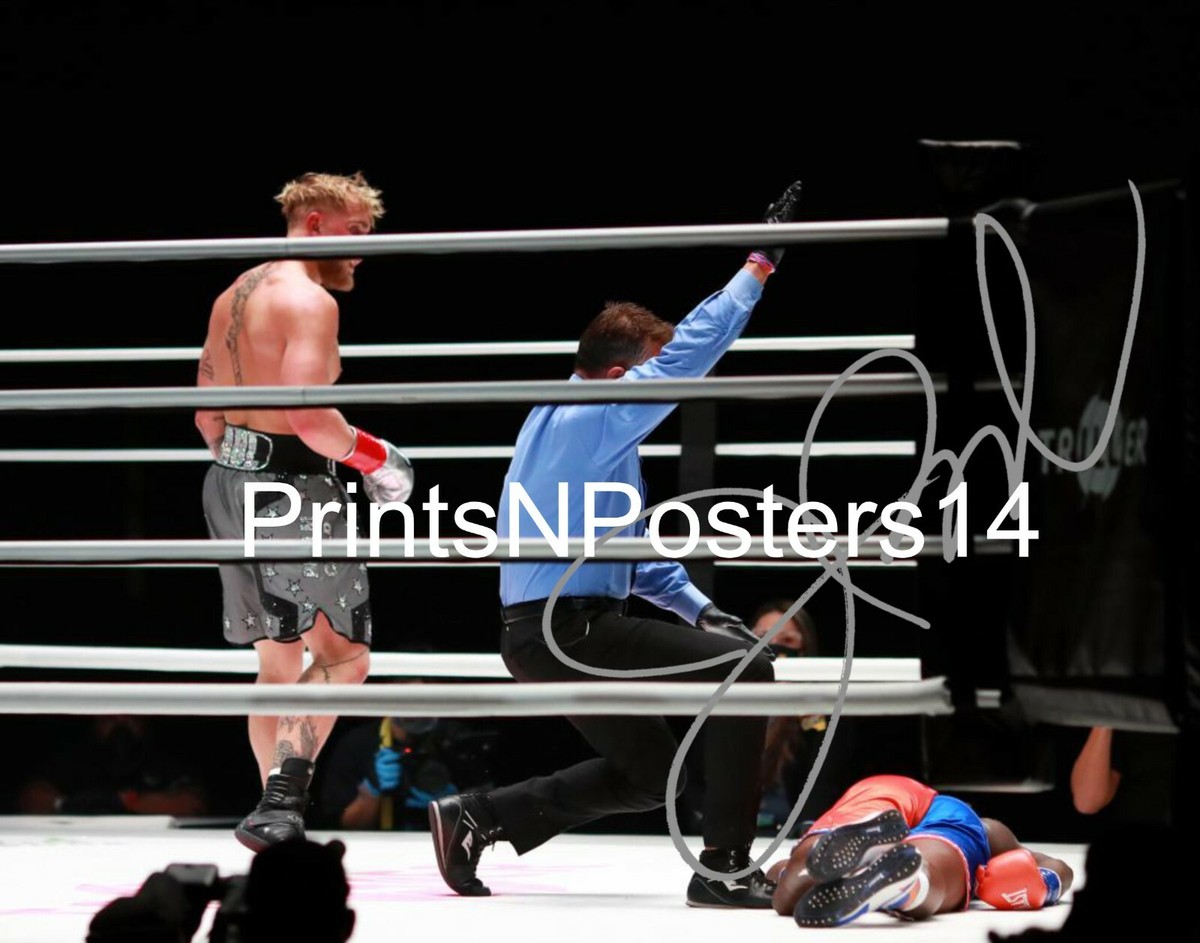 Jake Paul 8x10 SIGNED REPRINT Boxing #3