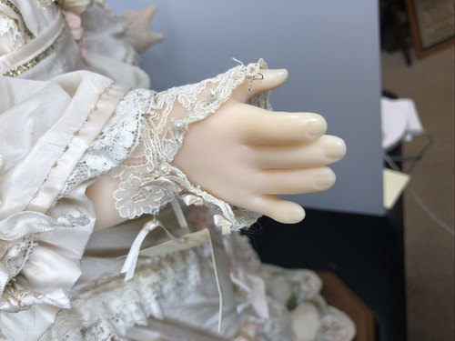 28” Artist Wax Doll “Belinda” Limited 8/12 By Brenda Burke Handmade Dress Girl - Picture 9 of 12