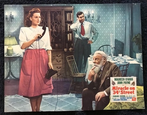ORIGINAL LOBBY CARDS - MIRACLE ON 34TH STREET - 1947 - set of 8 - Maureen O'... - Picture 8 of 8