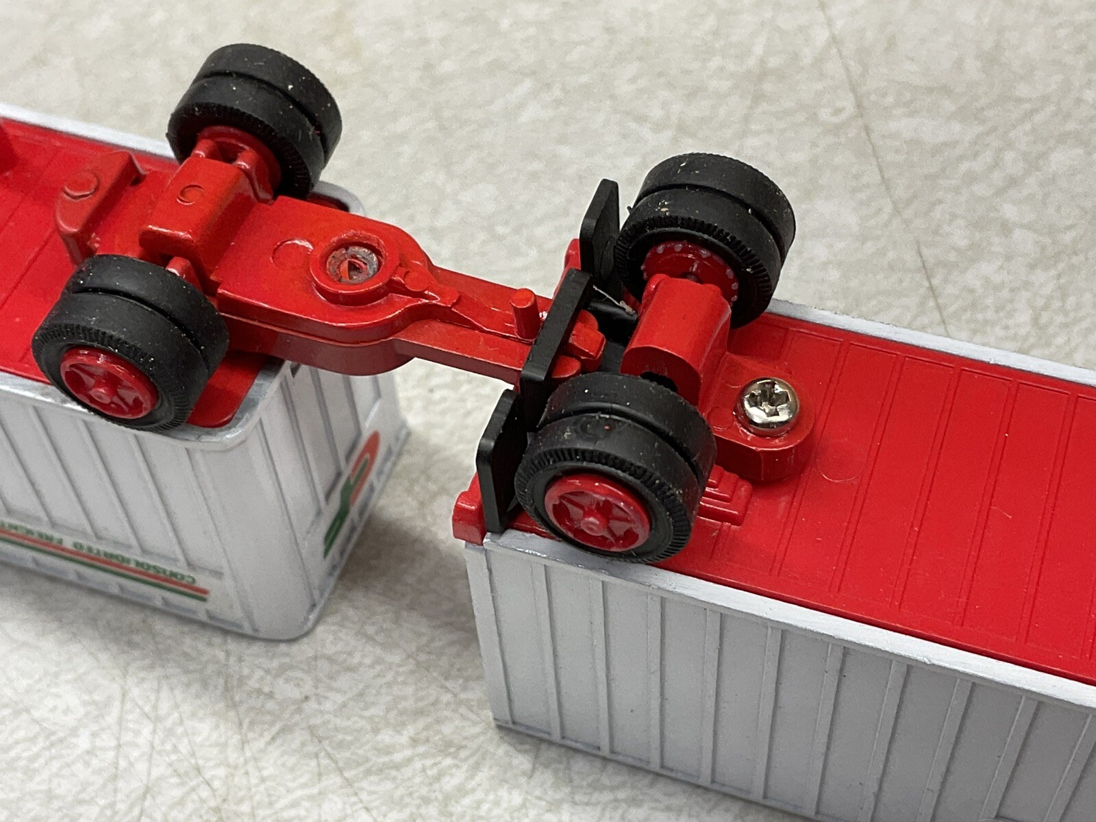 NOS Box Vintage CF Tonkin Consolidated Freightway Semi Truck Diecast Trailer COE