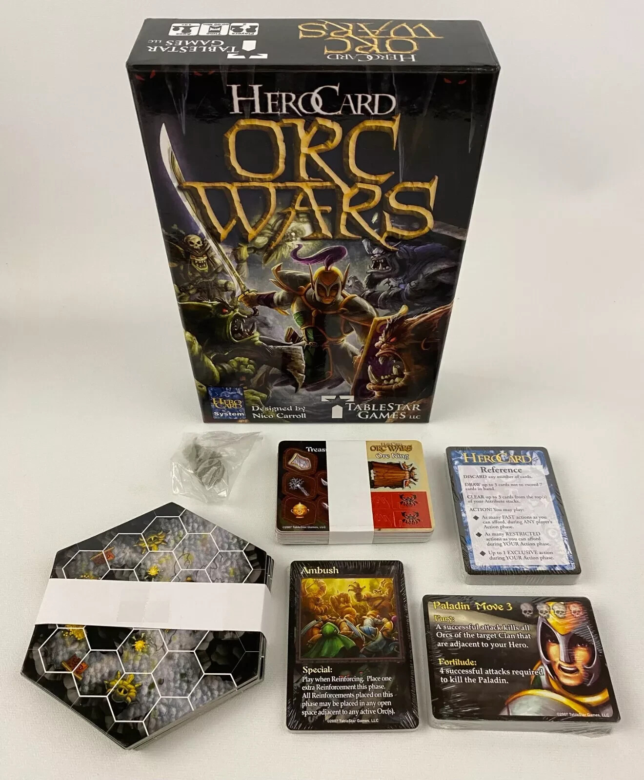 HEROCARD Orc Wars Plus Ranger & Sorceress TableStar Games 2007