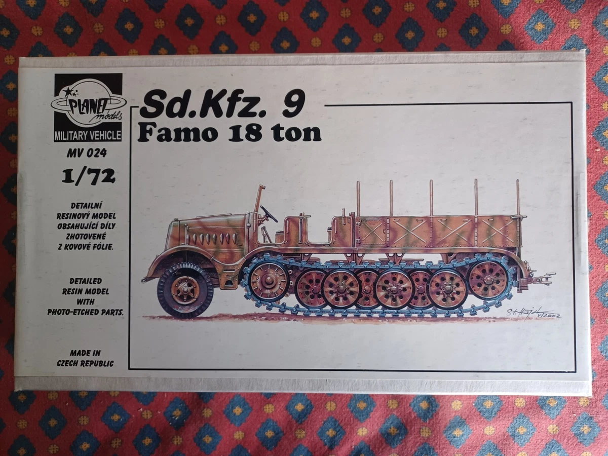 Modèle Réduit FAMO SD.KFZ.9 18 Tonnes - Échelle 1/43, Motor City Classics