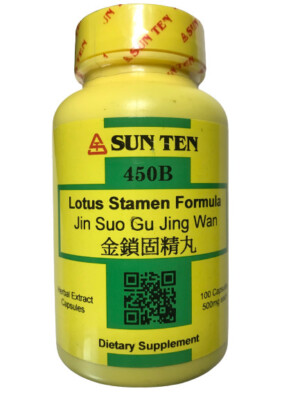 SUN TEN - Lotus Stamen Formula/Jin Suo Gu Jing Wan, 450B, Capsules