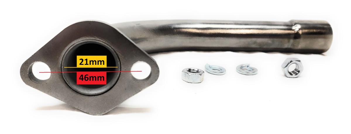 Exhaust With Muffler For Predator 212cc Hemi Or Non Hemi, GX160, GX200 - View #13