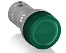 5PC New ABB Green button indicator light CL2-513G 110-130VAC ..AA