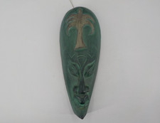 Wood Tribal Mask Tiki Palm African Hawaii Polynesian Aborigines Islanders India