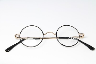 Narrow Small Round DIETERLE 577 C12 Gold Saddle Bridge Eyeglasses Made Germany