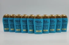 Lot of 10 Ogx Renewing Argan Oil of Morocco Hair Shampoo Travel Size, 3 Oz ea