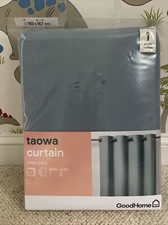 B&Q Colours Blue Eyelet Curtains 167 x 183cm/66 x 72 inches - BNWT