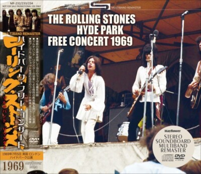 THE ROLLING STONES 1969 HYDE PARK FREE CONCERT (2CD+DVD) NEW