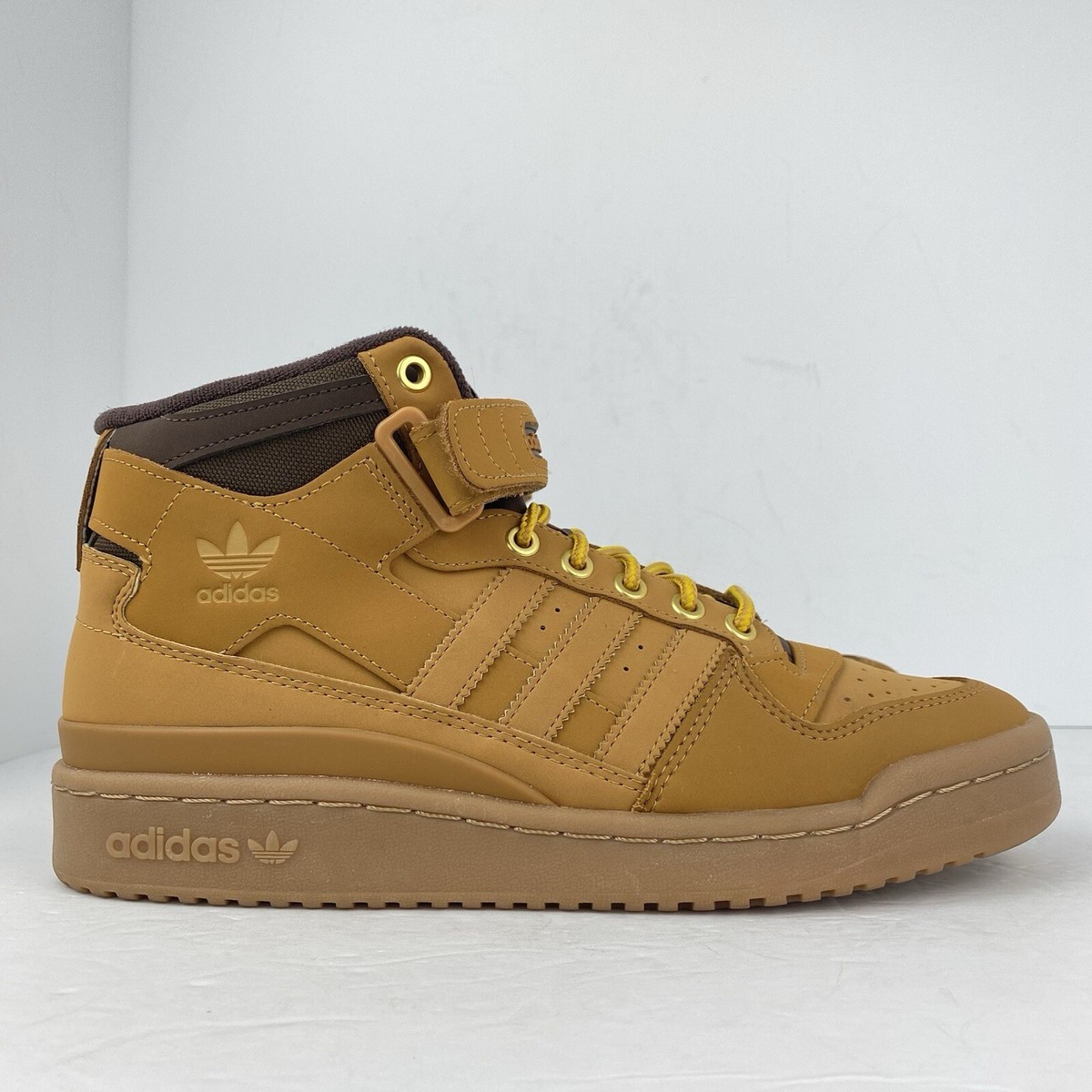 Adidas Originals size 8 Men's Forum Mid Mesa Gum Wheat Brown Sneakers  GX7079 | eBay