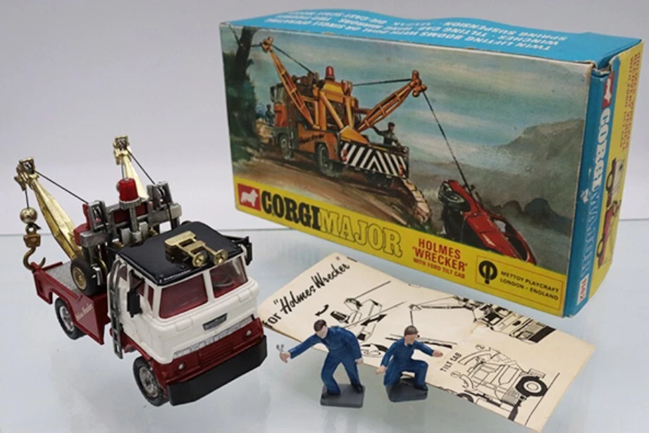 ^CORGI MAJOR TOYS 1142 FORD TILT CAB HOLMES WRECKER RECOVERY VEHICLE / TOW TRUCK - Image 4 of 4