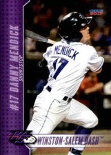 2017 Winston-Salem Dash Choice #18 Danny Mendick Fairport New York Baseball Card