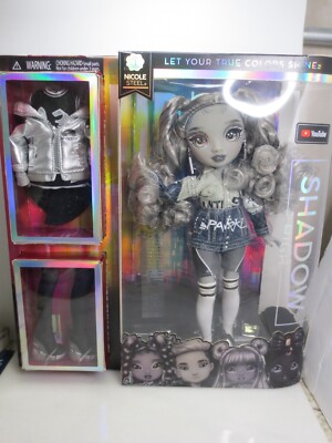 SHADOW HIGH LET YOUR TRUE COLORS SHINE NICOLE STEEL BLACK & WHITE BOXED