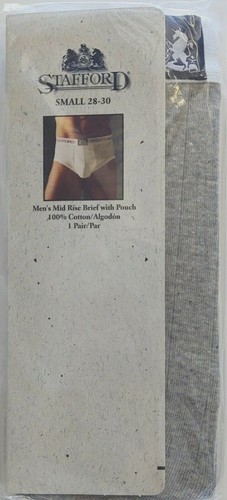 Vintage Herren Stafford Mid Rise Slip mit Tasche Active Comfort USA J.C Penny - Bild 5 von 12